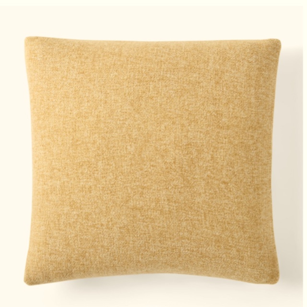 West Elm brushed woven pillow cover (18x18)